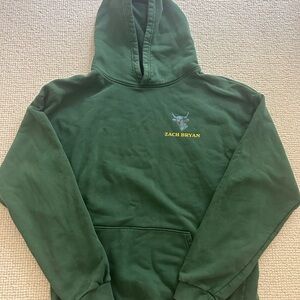 Zach Bryan green tour hoodie **SOLD